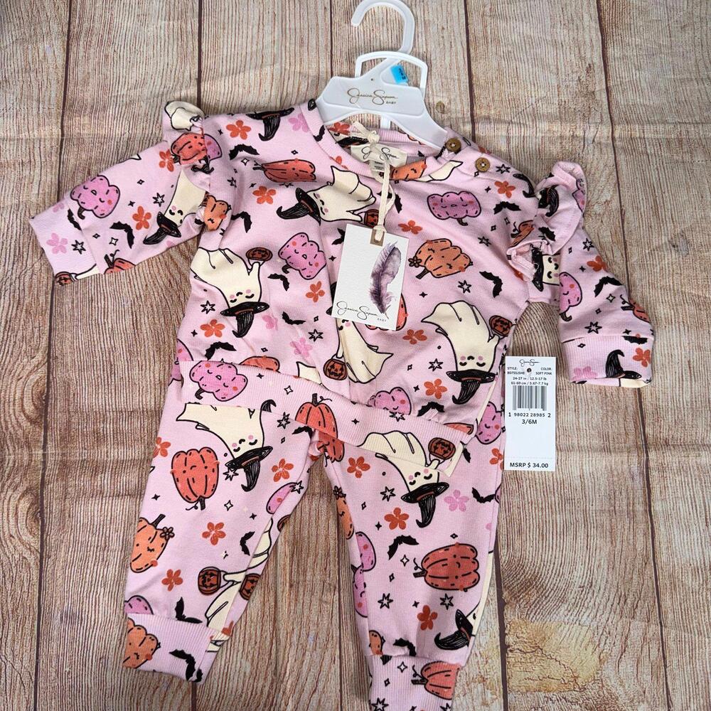 Jessica Simpson 3-6 Month Baby Halloween Themed Outfit NWT